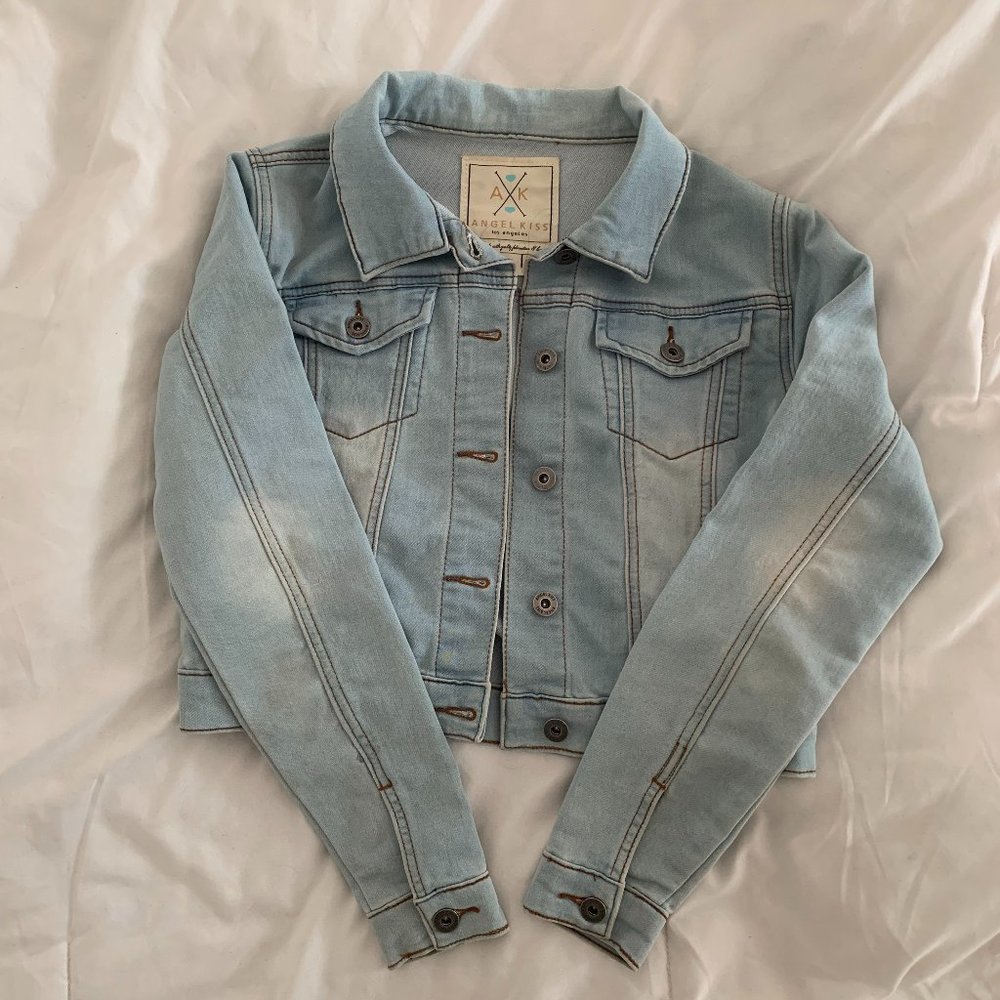 Light Wash Blue Denim Jean Jacket